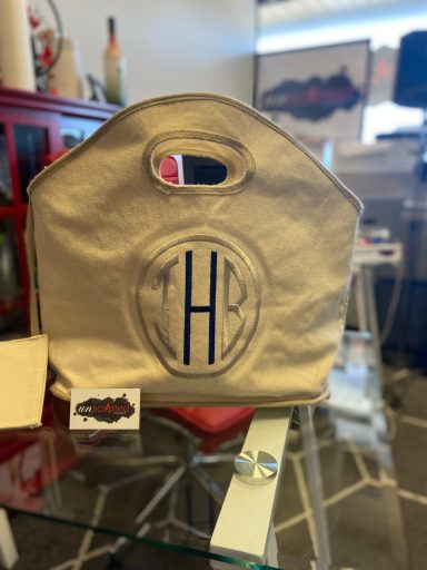 Custom embroidered bag