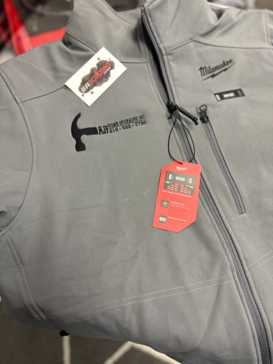 Custom embroidered jacket