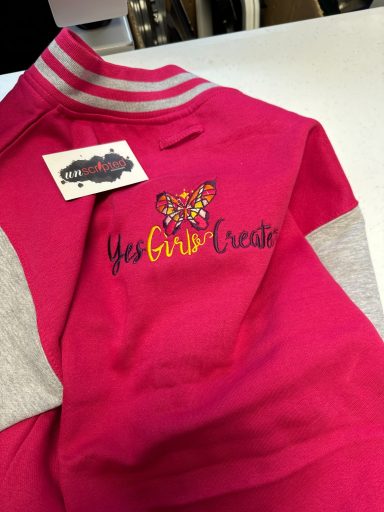 Custom embroidered jacket